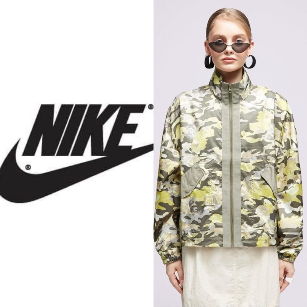 Nike Floral Full Zip Camo Track Jacket